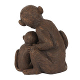 Monkey Mother and Baby Ornament - Lacona Home 