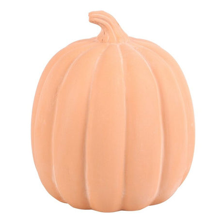 22cm Terracotta Pumpkin Ornament - Lacona Home 