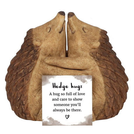 Hedge Hugs Hedgehog Couple Ornament - Lacona Home 