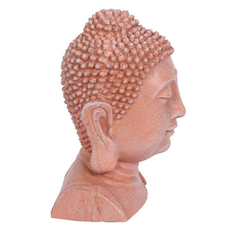 41cm Terracotta Effect Buddha Head Ornament - Lacona Home 