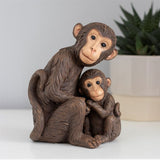 Monkey Mother and Baby Ornament - Lacona Home 